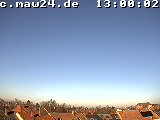 Der Himmel &uuml;ber Mannheim um 13:00 Uhr