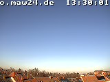 Der Himmel &uuml;ber Mannheim um 13:30 Uhr