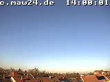 Der Himmel &uuml;ber Mannheim um 14:00 Uhr