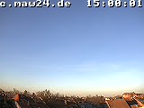 Der Himmel &uuml;ber Mannheim um 15:00 Uhr