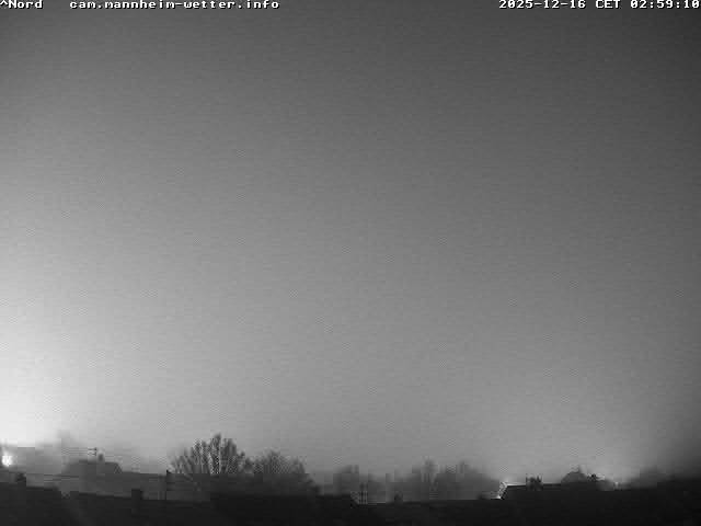 Der Himmel &uuml;ber Mannheim (Infrarot)